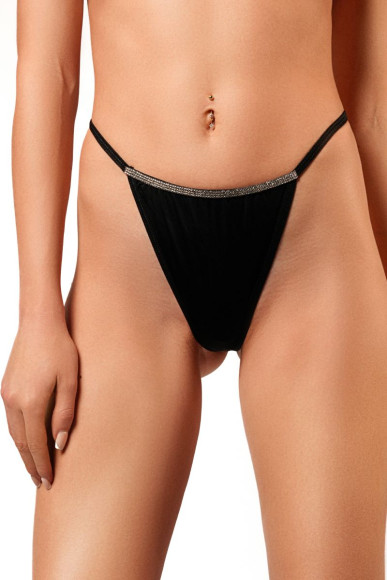 Сексуальные трусики-стринги с блестящим декором Сексуальные трусики-стринги с блестящим декором