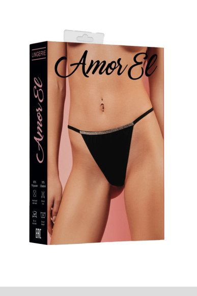 Сексуальные трусики-стринги с блестящим декором Сексуальные трусики-стринги с блестящим декором