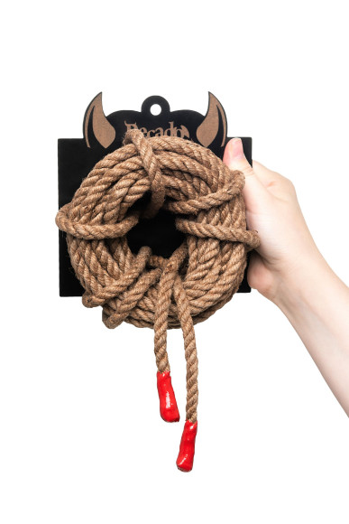 Джутовая веревка для шибари - 10 м. Джутовая веревка для шибари - 10 м.