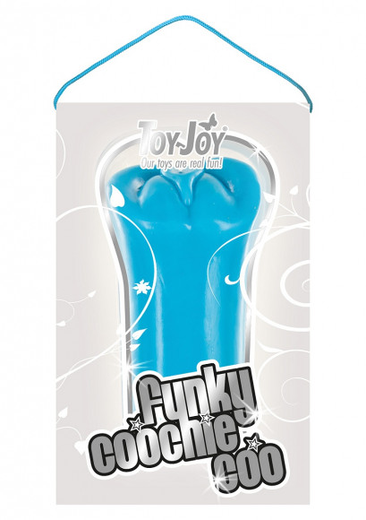 Синий мастурбатор-вагина FUNKY COOCHIE COO BLUE 