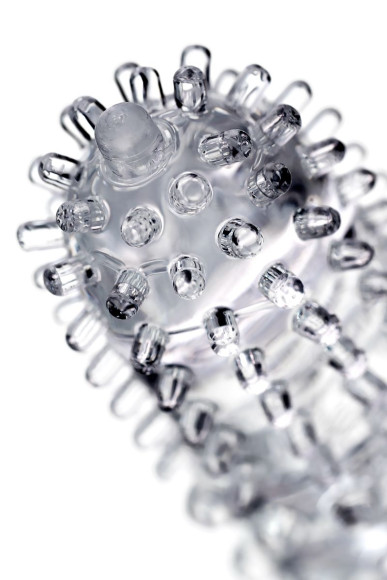 Прозрачная рельефная насадка на палец Arbo - 8 см. Прозрачная рельефная насадка на палец Arbo - 8 см.