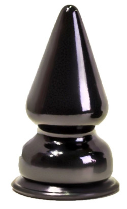 Чёрный анальный плаг MAGNUM 1 - 10 см. Чёрный анальный плаг MAGNUM 1 - 10 см.