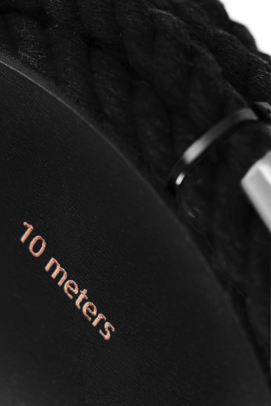 Черная веревка для шибари на катушке - 10 м. Черная веревка для шибари на катушке - 10 м.