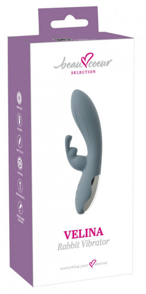 Силиконовый вибратор-кролик VELINA Rabbit Vibrator - 20 см. Силиконовый вибратор-кролик VELINA Rabbit Vibrator - 20 см.