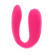 Розовый стимулятор для пар с вибропулей Розовый стимулятор для пар с вибропулей