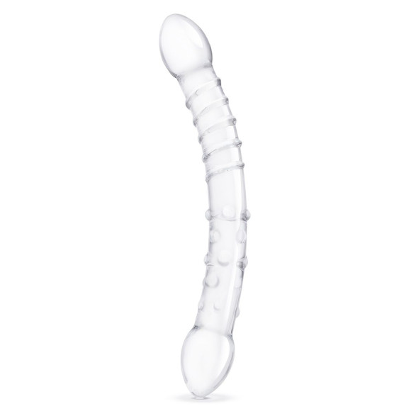 Двусторонний стеклянный фаллоимитатор 12’’ Girthy Double Trouble Glass Dildo - 30 см. Двусторонний стеклянный фаллоимитатор 12’’ Girthy Double Trouble Glass Dildo - 30 см.