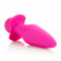 Розовая анальная пробка Booty Call с вибрацией