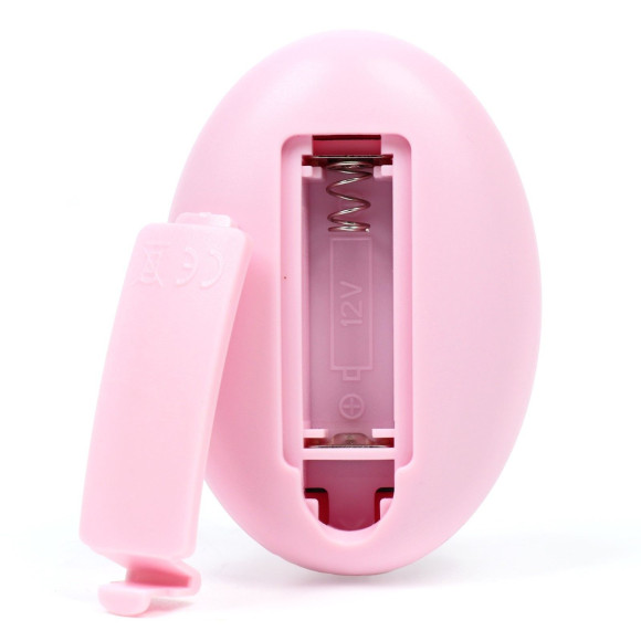 Нежно-розовый вибратор для пар с пультом ДУ Нежно-розовый вибратор для пар с пультом ДУ