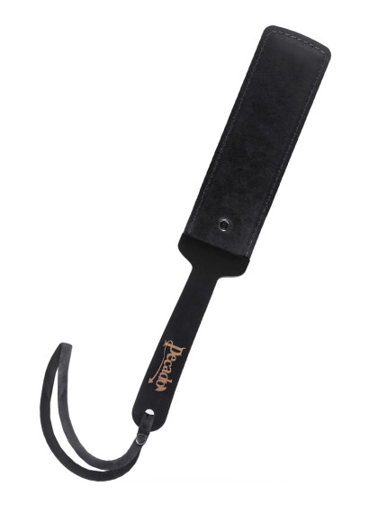 Черный кожаный пэддл - 37 см. Черный кожаный пэддл - 37 см.