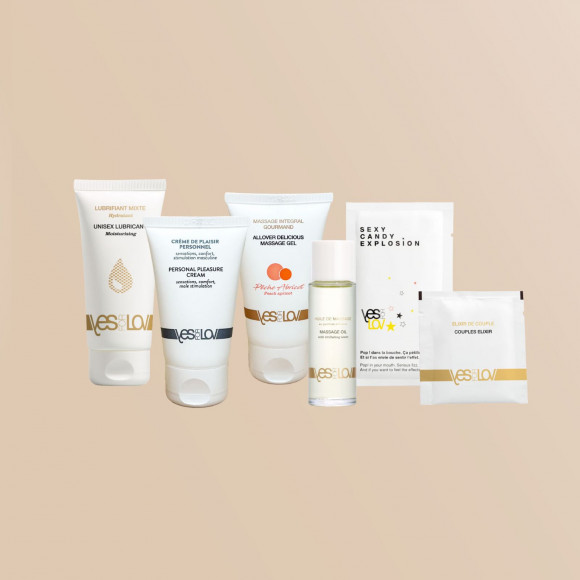 Набор YESforLOV La Trousse Enchantée в коричневой косметичке