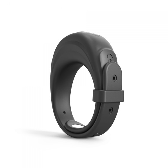Черное эрекционное виброкольцо Fit Vibe Ring Черное эрекционное виброкольцо Fit Vibe Ring