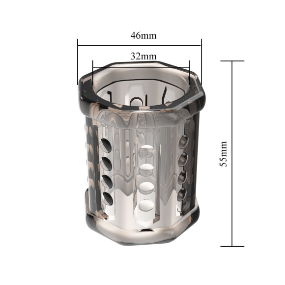 Дымчатая насадка на фаллос Ronael Дымчатая насадка на фаллос Ronael