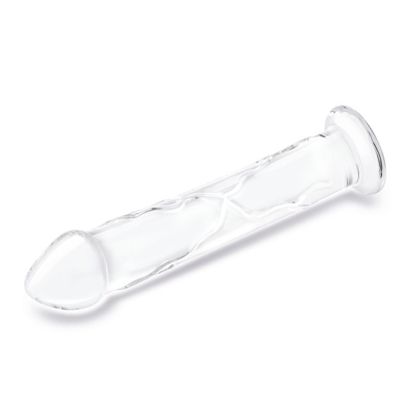 Большой стеклянный стимулятор 12’’ Glass Dildo With Veins & Flat Base - 28 см. Большой стеклянный стимулятор 12’’ Glass Dildo With Veins & Flat Base - 28 см.