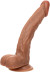 Коричневый фалоимитатор The Personal Trainer - 24,2 см.