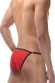 Красные сексуальные трусы-слипы с контрастным кантом Красные сексуальные трусы-слипы с контрастным кантом