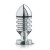 Металлическая анальная пробка Hector Helix Buttplug S - 10 см.