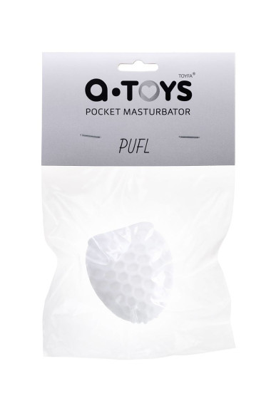 Белый рельефный мастурбатор Pufl Белый рельефный мастурбатор Pufl