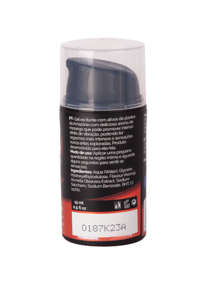 Жидкий интимный гель с эффектом вибрации Vibration! Strawberry - 15 мл. Жидкий интимный гель с эффектом вибрации Vibration! Strawberry - 15 мл.