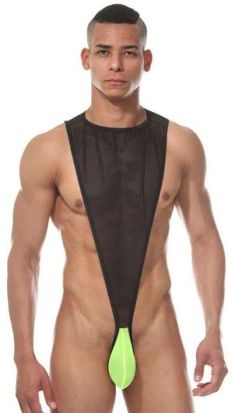 Мужское боди с контрастной вставкой Мужское боди с контрастной вставкой