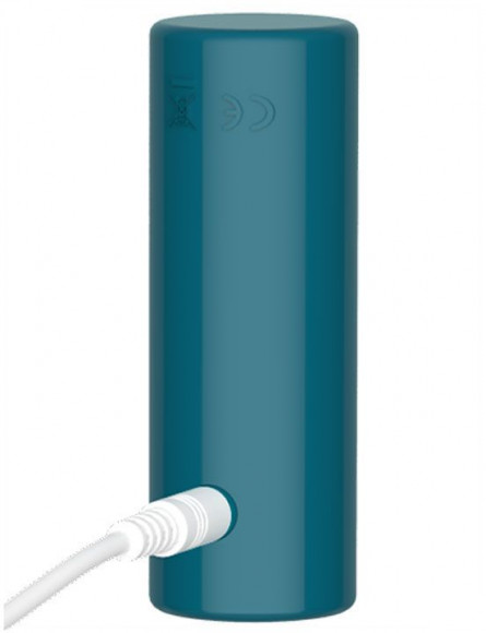 Зеленая вибропулька на палец Gold Finger в металлическом корпусе