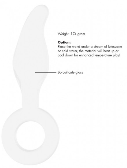 Белый анальный стимулятор Gripper - 17 см. Белый анальный стимулятор Gripper - 17 см.