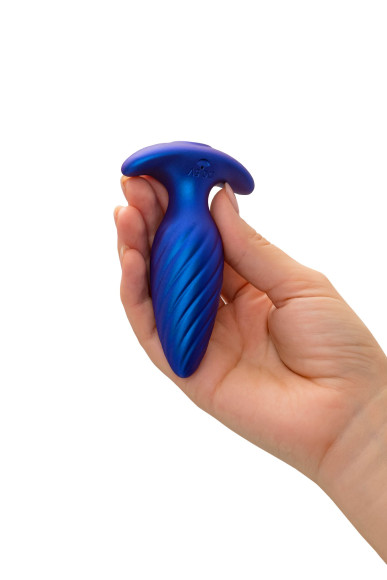 Синяя анальная вибровтулка Closs с управлением через приложение Синяя анальная вибровтулка Closs с управлением через приложение