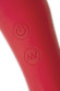 Красно-черный двусторонний вибромассажер Black&Red - 21 см. Красно-черный двусторонний вибромассажер Black&Red - 21 см.