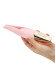 Нежно-розовый мини-вибратор с раздвоенным кончиком - 12,3 см. Нежно-розовый мини-вибратор с раздвоенным кончиком - 12,3 см.