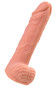 Телесная удлиняющая фаллическая насадка - 16 см. Телесная удлиняющая фаллическая насадка - 16 см.
