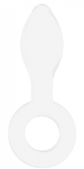 Белая анальная пробка Plugger - 11,9 см. Белая анальная пробка Plugger - 11,9 см.