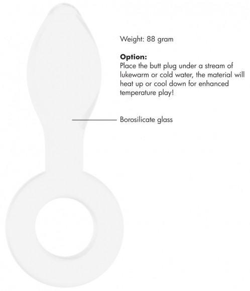 Белая анальная пробка Plugger - 11,9 см. Белая анальная пробка Plugger - 11,9 см.