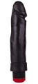 Чёрный вибратор-реалистик с чётко очерченной головкой - 20,5 см. Чёрный вибратор-реалистик с чётко очерченной головкой - 20,5 см.