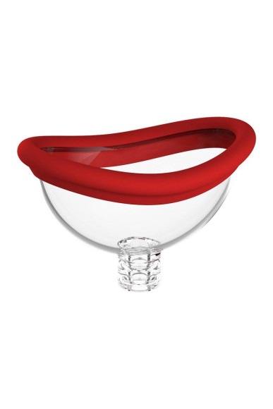 Красный двойной стимулятор Georgia - вибратор и вакуумная помпа Красный двойной стимулятор Georgia - вибратор и вакуумная помпа