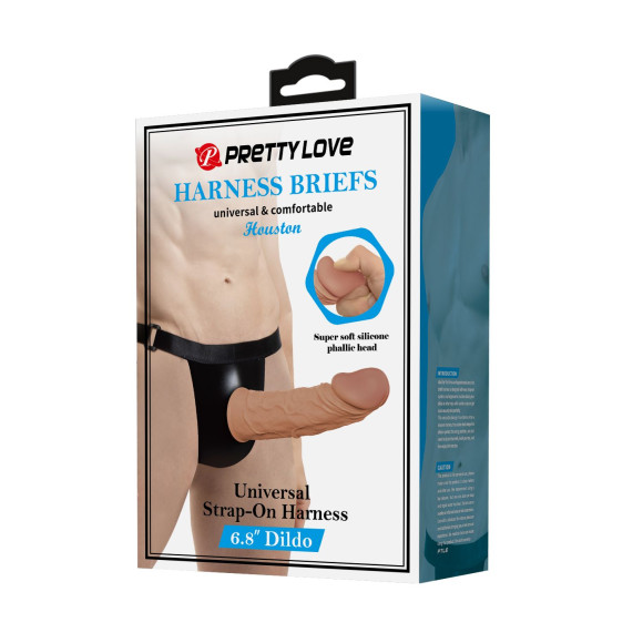 Полый страпон на регулируемых трусиках Houston - 17,5 см. Полый страпон на регулируемых трусиках Houston - 17,5 см.