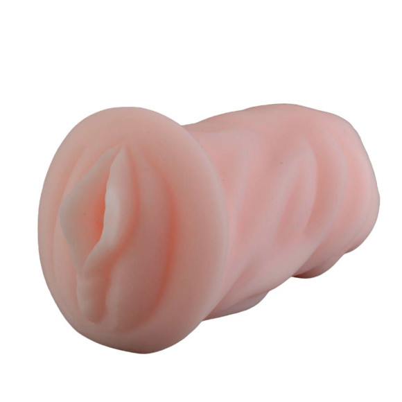 Телесный мастурбатор-вагина с углублениями под пальцы Телесный мастурбатор-вагина с углублениями под пальцы