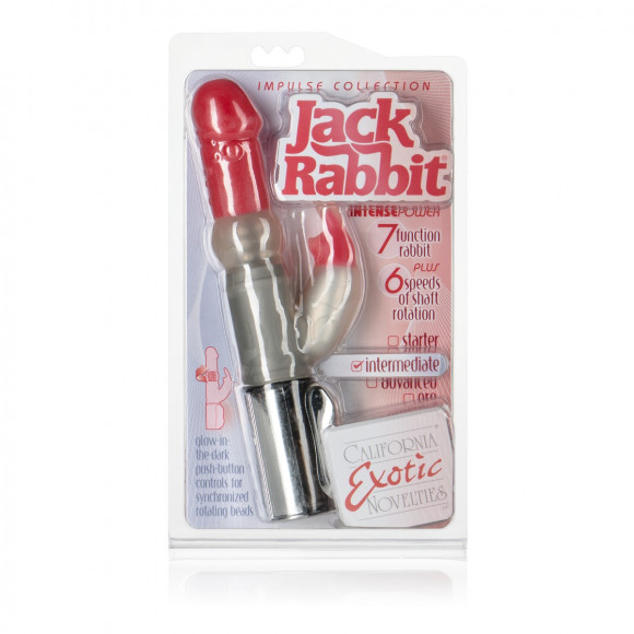 Вибратор Impulse Jack Rabbit с клиторальным зайчиком - 16 см. Вибратор Impulse Jack Rabbit с клиторальным зайчиком - 16 см.