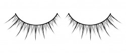 Черные ресницы с отдельными длинными ресничками Premium Черные ресницы с отдельными длинными ресничками Premium
