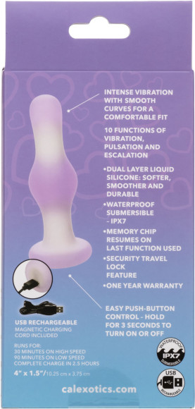 Сиреневая вибропробка Bulb Probe - 10,2 см. Сиреневая вибропробка Bulb Probe - 10,2 см.