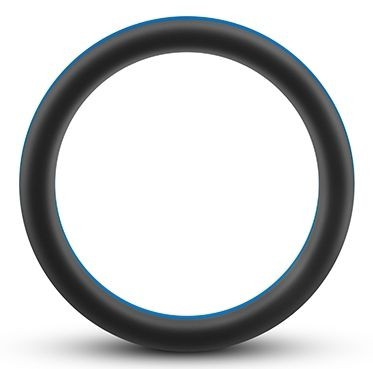Черно-синее эрекционное кольцо Silicone Go Pro Cock Ring Черно-синее эрекционное кольцо Silicone Go Pro Cock Ring