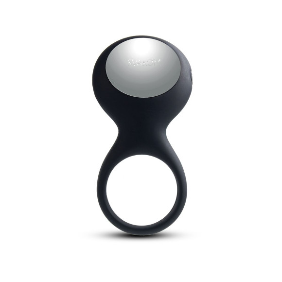 Чёрное перезаряжаемое эрекционное виброкольцо Tyler Чёрное перезаряжаемое эрекционное виброкольцо Tyler