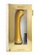 Вибратор для стимуляции точки G The Zircon Gold - 16,7 см. Вибратор для стимуляции точки G The Zircon Gold - 16,7 см.