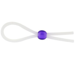 Прозрачное лассо с фиолетовой бусиной SILICONE COCK RING WITH BEAD LAVENDER Прозрачное лассо с фиолетовой бусиной SILICONE COCK RING WITH BEAD LAVENDER