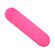 Ярко-розовая перезаряжаемая вибропуля Stefan - 8 см.