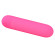 Ярко-розовая перезаряжаемая вибропуля Stefan - 8 см.