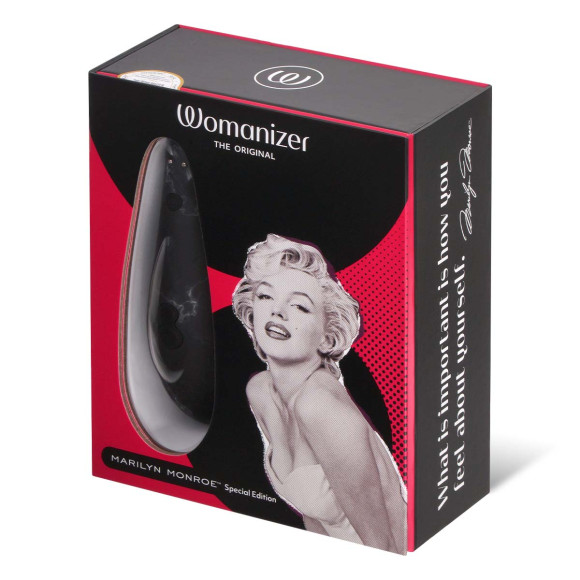 Черный бесконтактный клиторальный стимулятор Womanizer Marilyn Monroe Special Edition Черный бесконтактный клиторальный стимулятор Womanizer Marilyn Monroe Special Edition