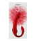 Красный вибратор Indira c гибким стимулятором клитора и нагревом - 18 см. Красный вибратор Indira c гибким стимулятором клитора и нагревом - 18 см.