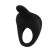 Чёрное эрекционное виброкольцо Thimble Чёрное эрекционное виброкольцо Thimble