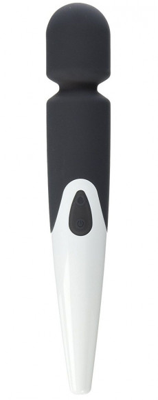 Чёрный жезловый вибромассажер Halo Wireless Multi-speed