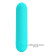 Аквамариновая перезаряжаемая вибропуля Stefan - 8 см.