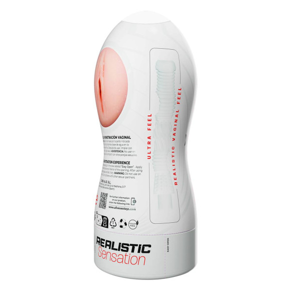 Телесный мастурбатор-вагина Maxi Flex Vaginal Experience Телесный мастурбатор-вагина Maxi Flex Vaginal Experience